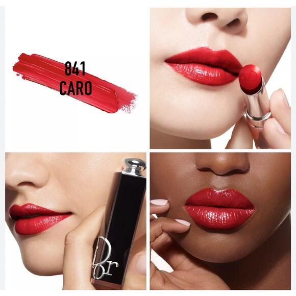 Dior Addict 841 CARO- NO BOX  & DIOR Addict Lipstick Case NEW -NO BOX - Picture 3 of 6